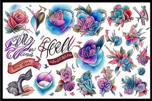 I wanna feel it all joy, pain, and sky tattoo idea