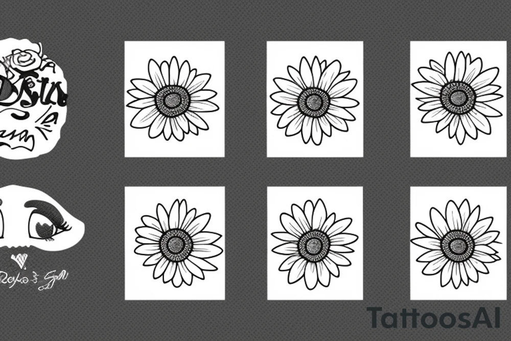 Daisy tattoo idea