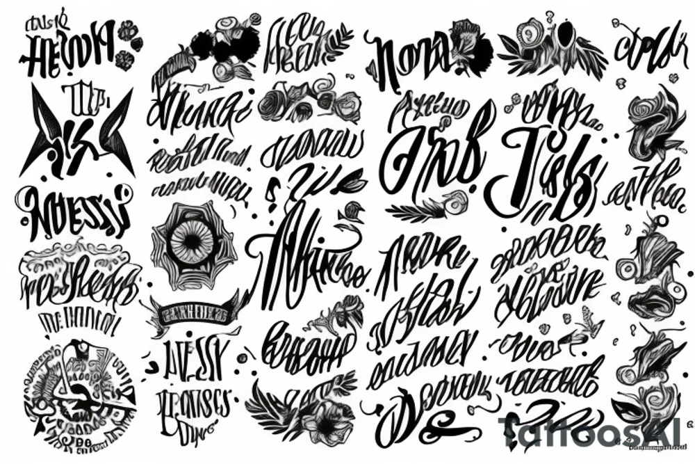 (Few) word tattoo idea
