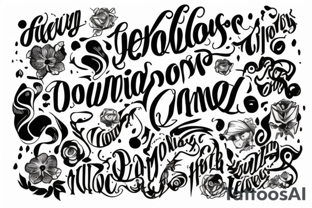 (Few) word tattoo idea