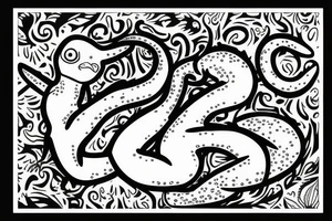 Gecko with no tail, spelled out in the word Grow tattoo idea