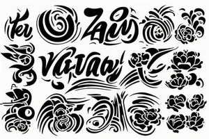 Vietnamese new year tattoo idea