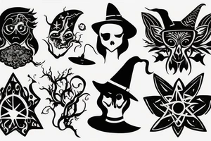Witch tattoo idea