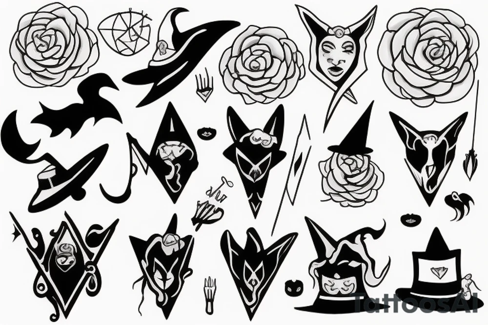 Witch tattoo idea