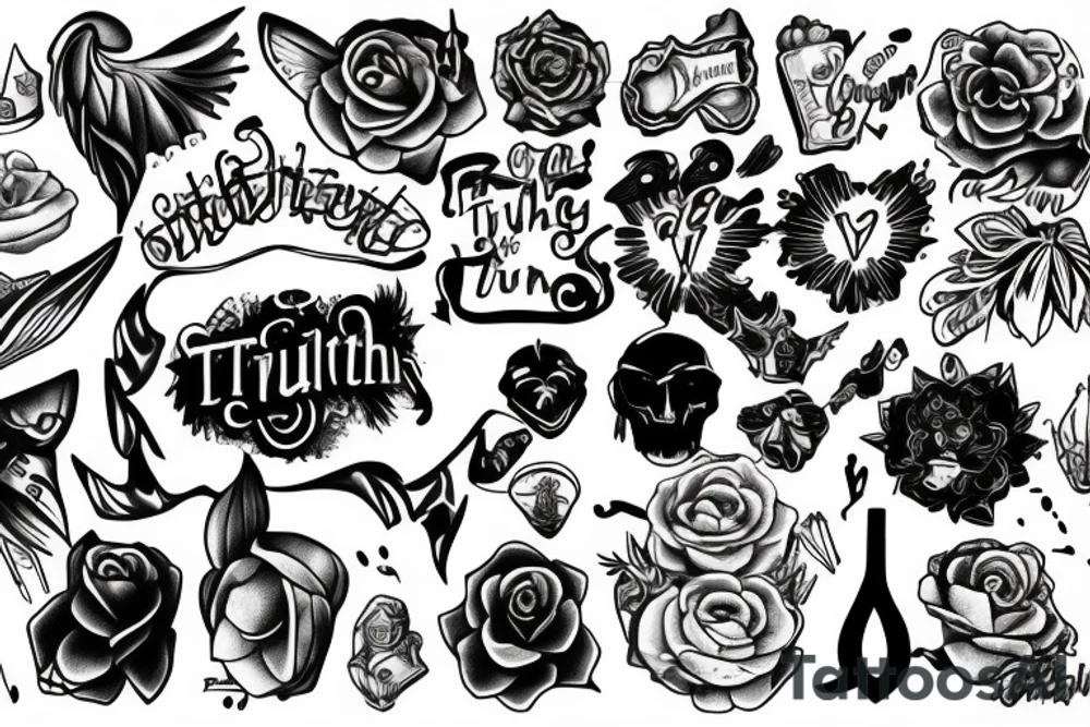 living in the truth tattoo idea