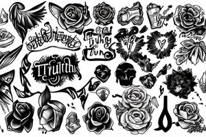 living in the truth tattoo idea