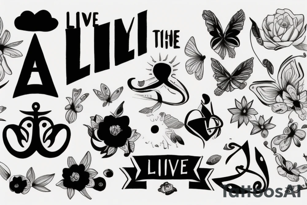 live in the truth tattoo idea