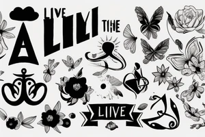 live in the truth tattoo idea