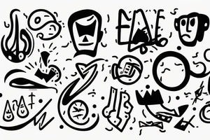 a lonely and helpless man who doesn't enjoy life at all tattoo idea