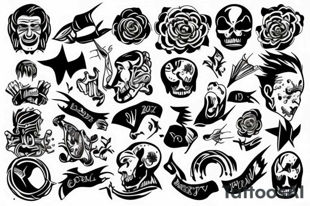 a lonely and helpless man who doesn't enjoy life tattoo idea