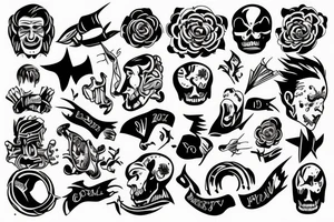a lonely and helpless man who doesn't enjoy life tattoo idea