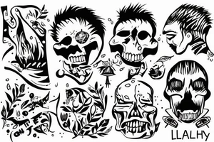 a lonely and helpless man who doesn't enjoy life tattoo idea