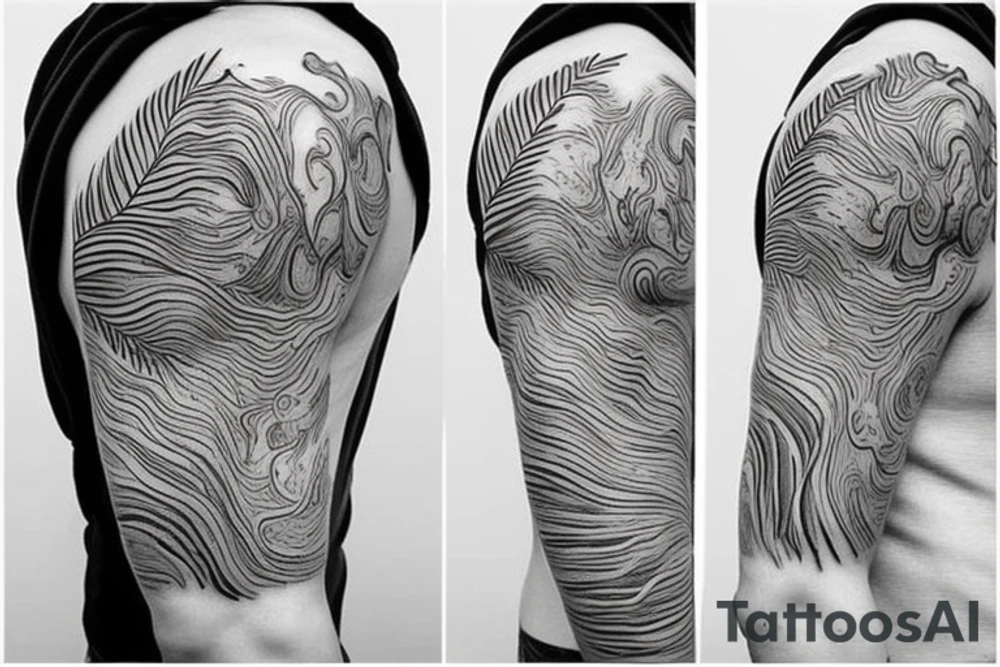 Fine line mother and son inspired tattoo tattoo idea