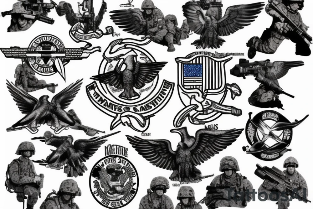 United States Marine Corps tattoo idea