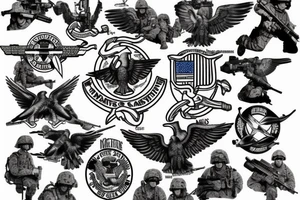 United States Marine Corps tattoo idea