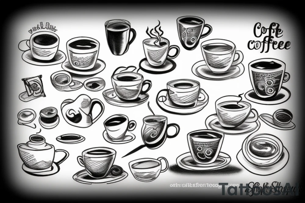 Coffee tattoo idea