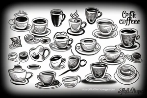 Coffee tattoo idea