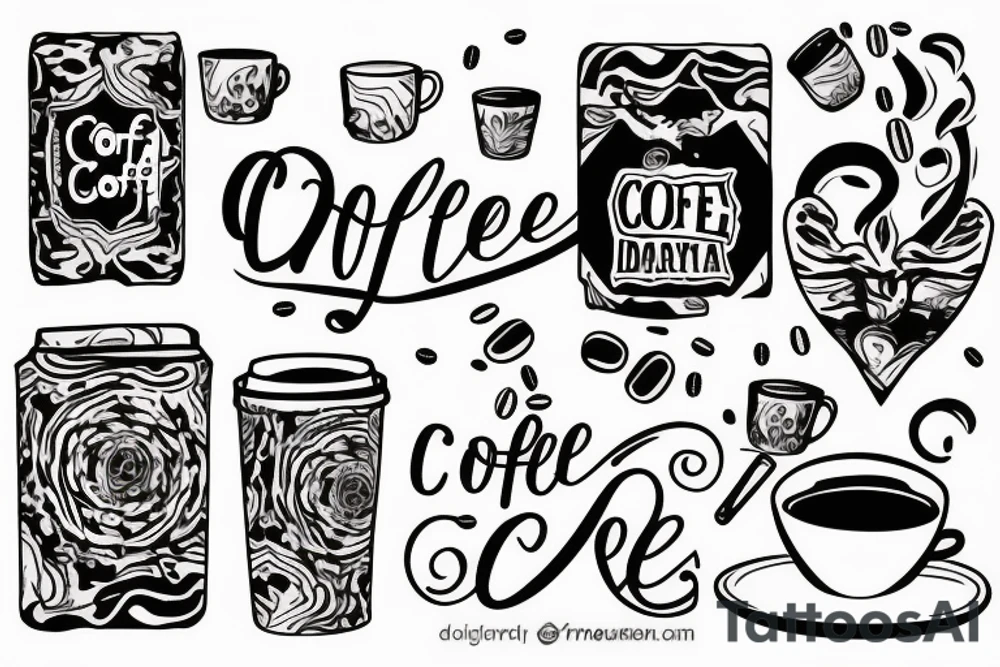 Coffee tattoo idea