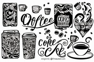 Coffee tattoo idea