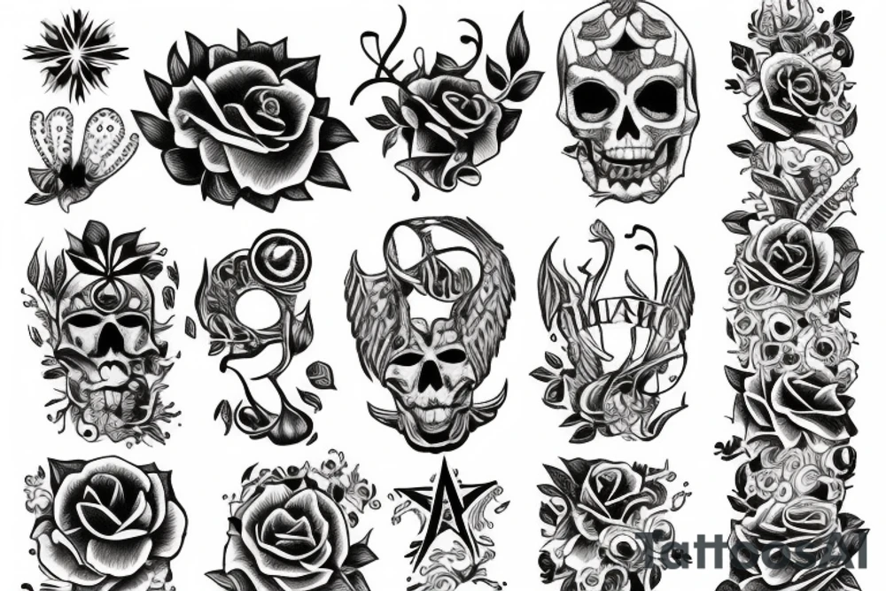 A tattoo for three friends tattoo idea