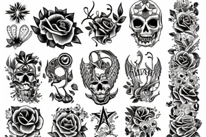 A tattoo for three friends tattoo idea