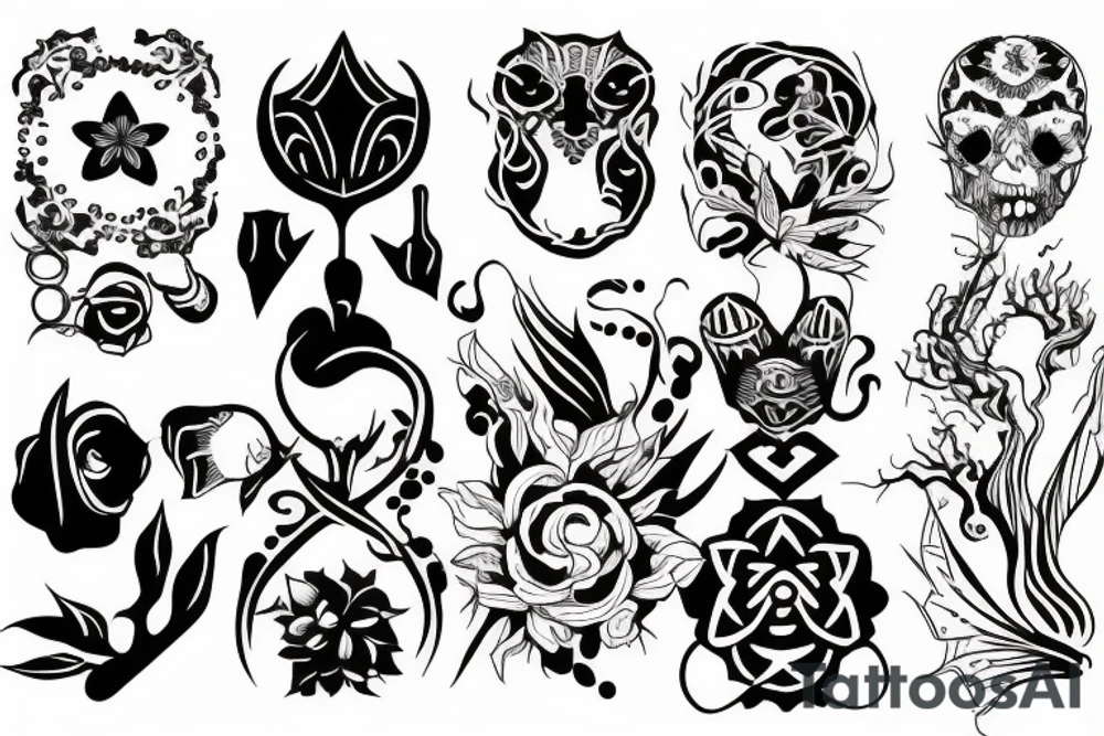 A tattoo for three friends tattoo idea