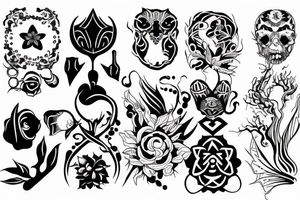 A tattoo for three friends tattoo idea