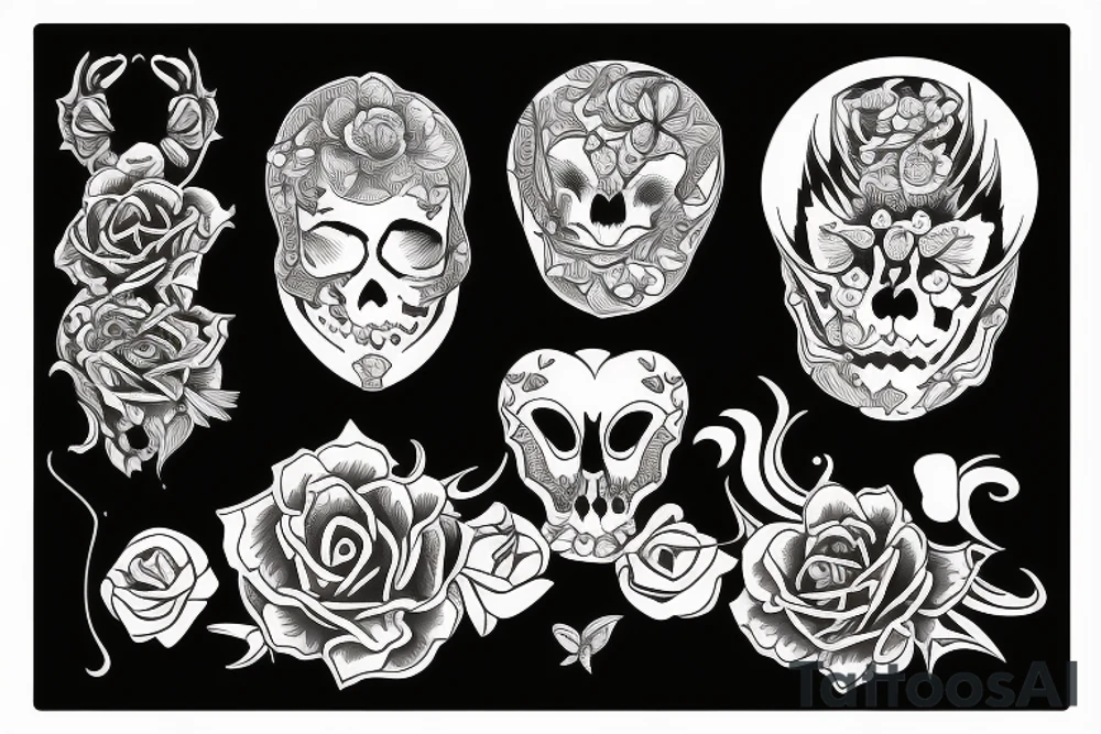 A tattoo for three  best friends tattoo idea