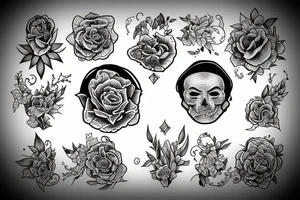 A tattoo for three  best friends tattoo idea