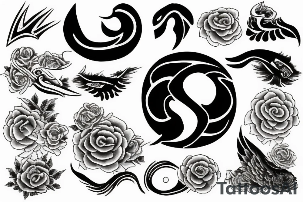 Yingyang tattoo idea