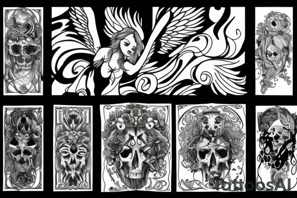Angel tattoo idea