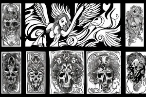 Angel tattoo idea