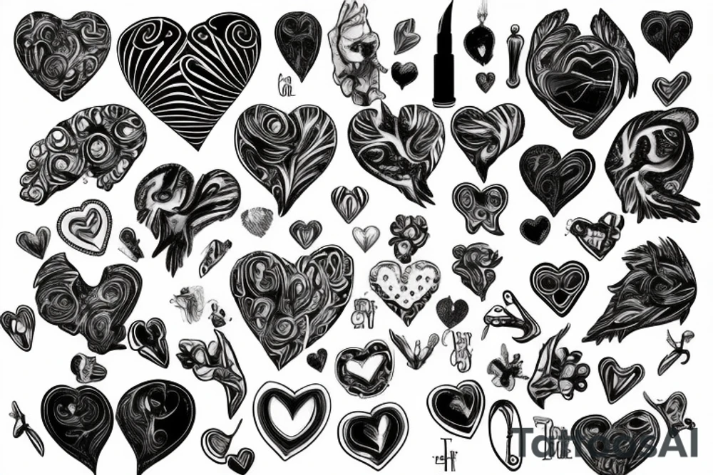 Broken ribcage with realistic heart sticking out tattoo idea