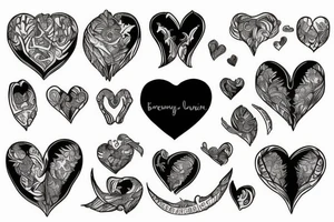 Broken ribcage with realistic heart sticking out tattoo idea