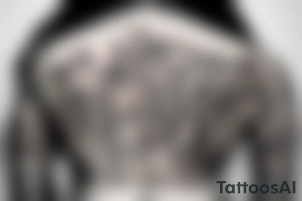 Abraham tries to sacrifice his son Isaac on back tattoo idea
