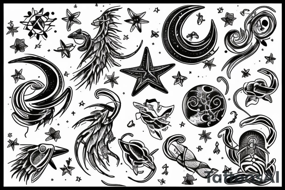 scorpio constellation
amongst stars and moon tattoo idea scorpio constellation
amongst stars and moon tattoo idea