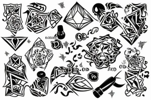 Diamond tattoo tattoo idea