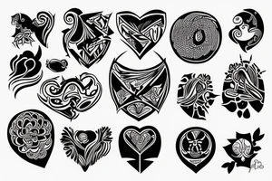 Hold your colours against the wall tattoo idea