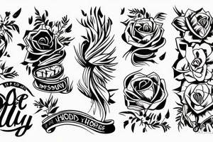 Hold your colours against the wall tattoo idea