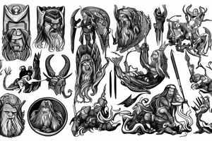 Norse heathens thor tattoo idea