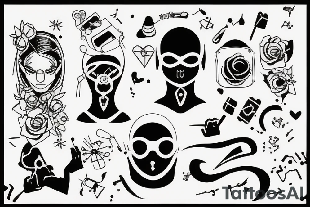 Cyber security, 2 daughters, 2 dates of birth: 10AUG2021 & 07DEC2019 tattoo idea