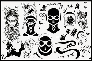 Cyber security, 2 daughters, 2 dates of birth: 10AUG2021 & 07DEC2019 tattoo idea