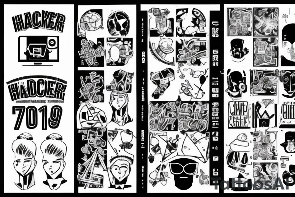 Hacker, father, binary, August 10th 2021 & December 7th 2019 tattoo idea Hacker, father, binary, August 10th 2021 & December 7th 2019 tattoo idea