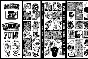 Hacker, father, binary, August 10th 2021 & December 7th 2019 tattoo idea