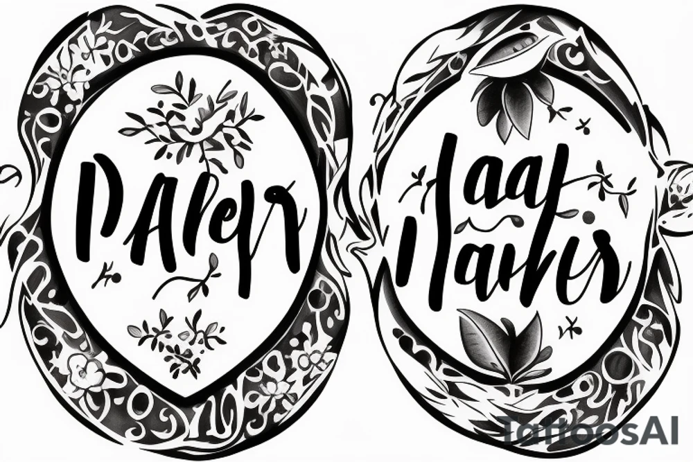 Father, daughters, August 10th 2021 & December 7th 2019 tattoo idea Father, daughters, August 10th 2021 & December 7th 2019 tattoo idea