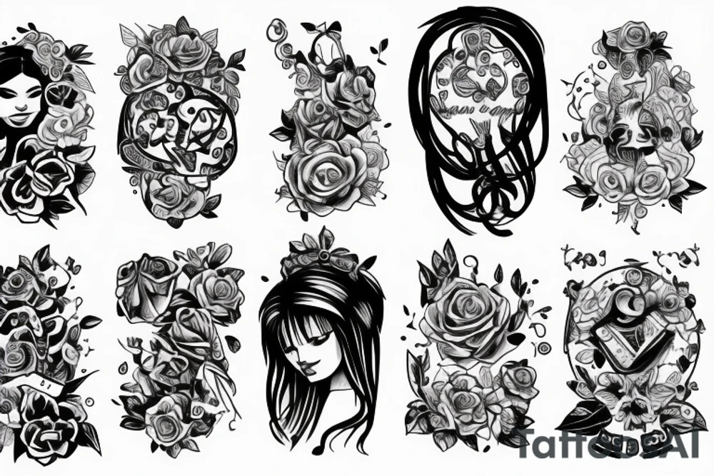 Father, daughters tattoo idea