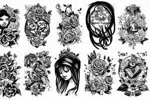 Father, daughters tattoo idea