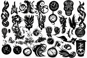 time tattoo idea