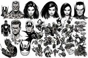 marvel movie tattoo idea