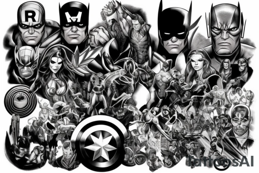 marvel movie tattoo idea